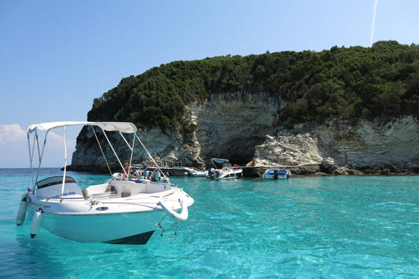 Boat hire on Paxos and Antipaxos