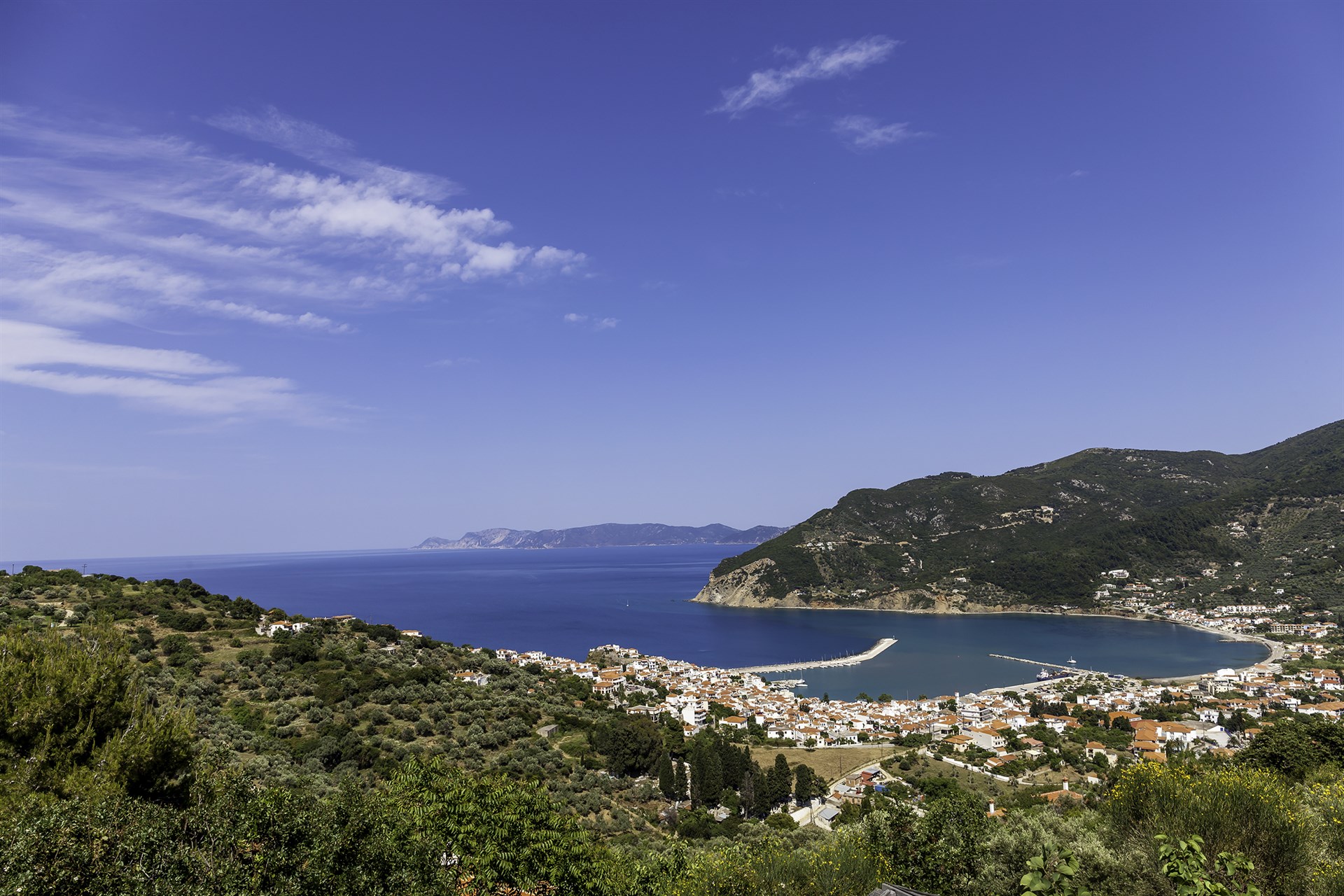 Skopelos Town - The Thinking Traveller